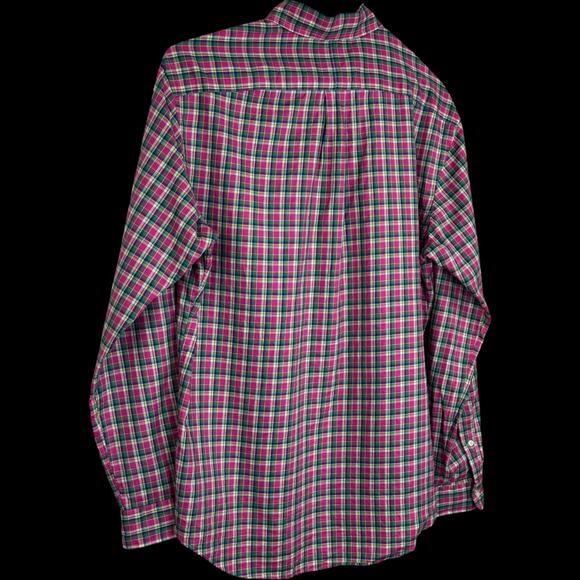 Ralph Lauren Men’s Plaid Button Down Shirt Large Multicolor Long Sleeve Cotton - Picture 12 of 14